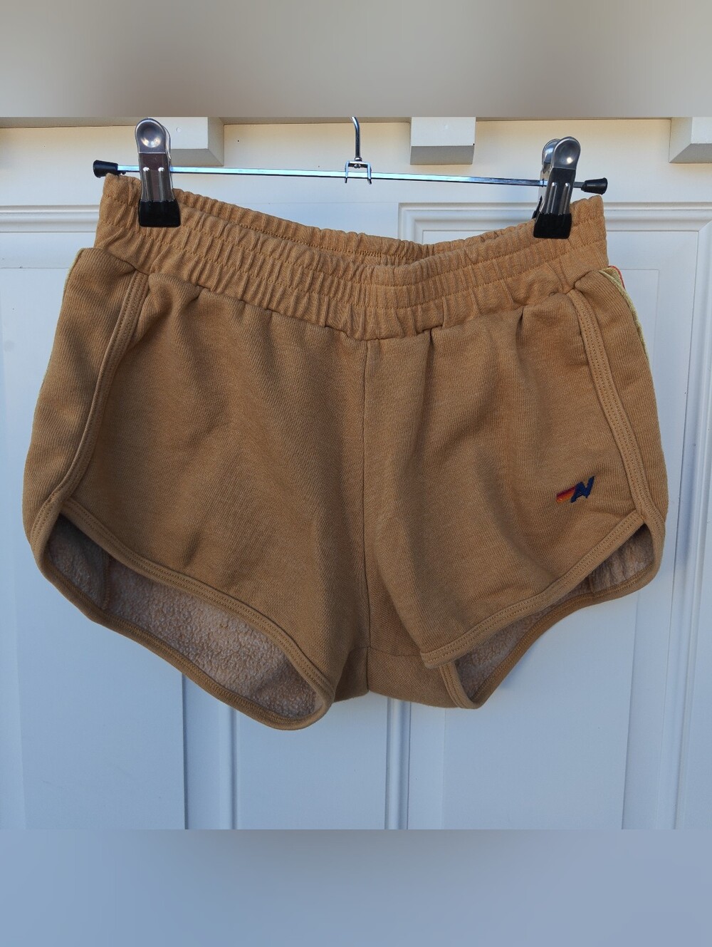 Aviator Nation Size M Velvet Stripes Dolphin Shorts